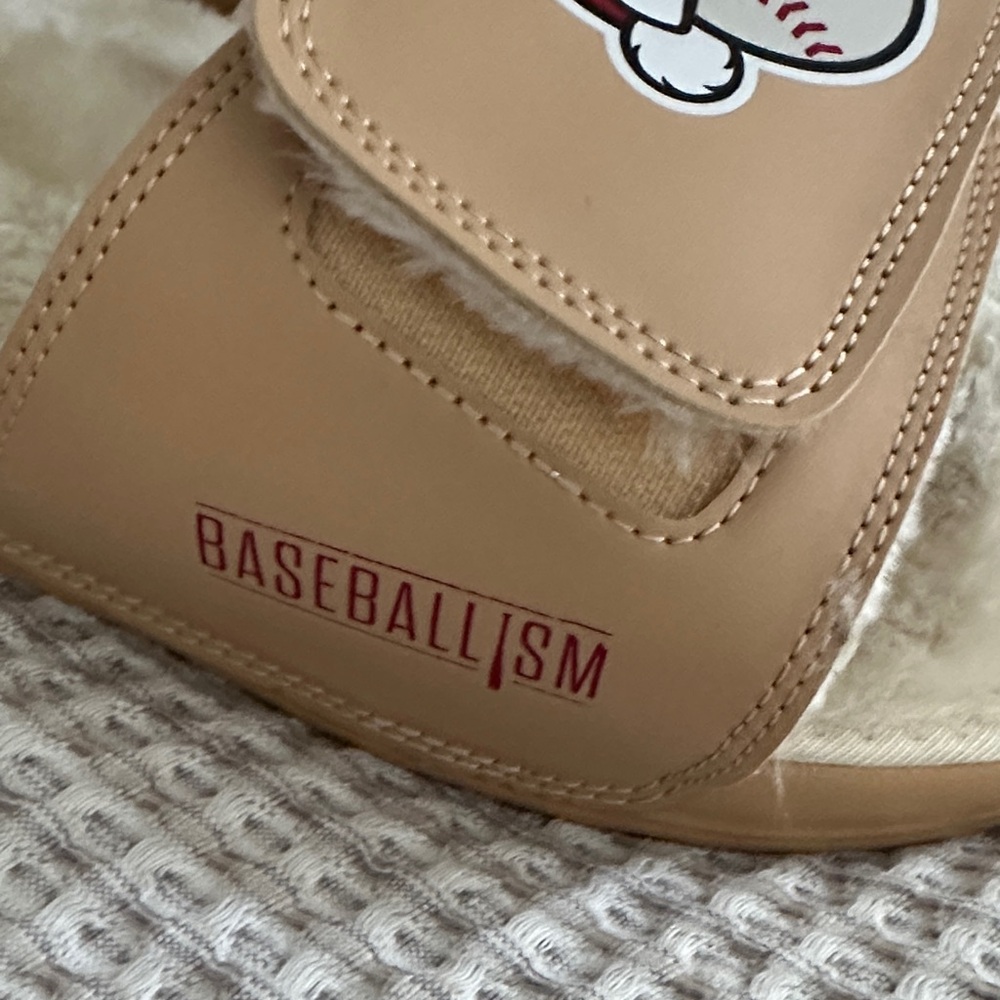 Baseballism Santa Slide Sandals RARE - Picture 2 of 5